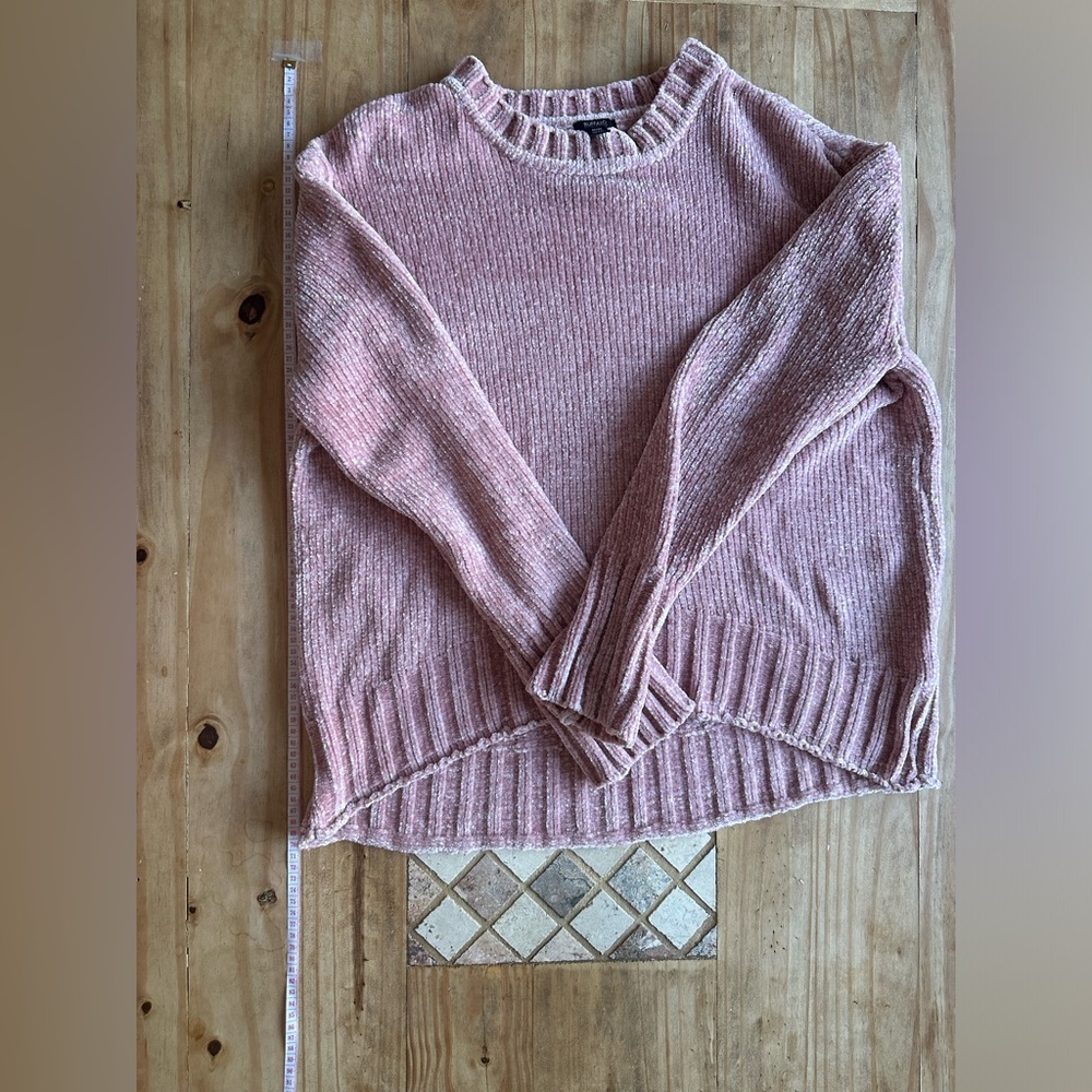 Buffalo David Bitton Super Soft Pink Chenille Sweater, Size M/M, Like-New - Picture 7 of 10